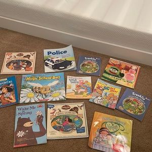 children kid book berenstain bears magic schoolbus police franklin Easter basket